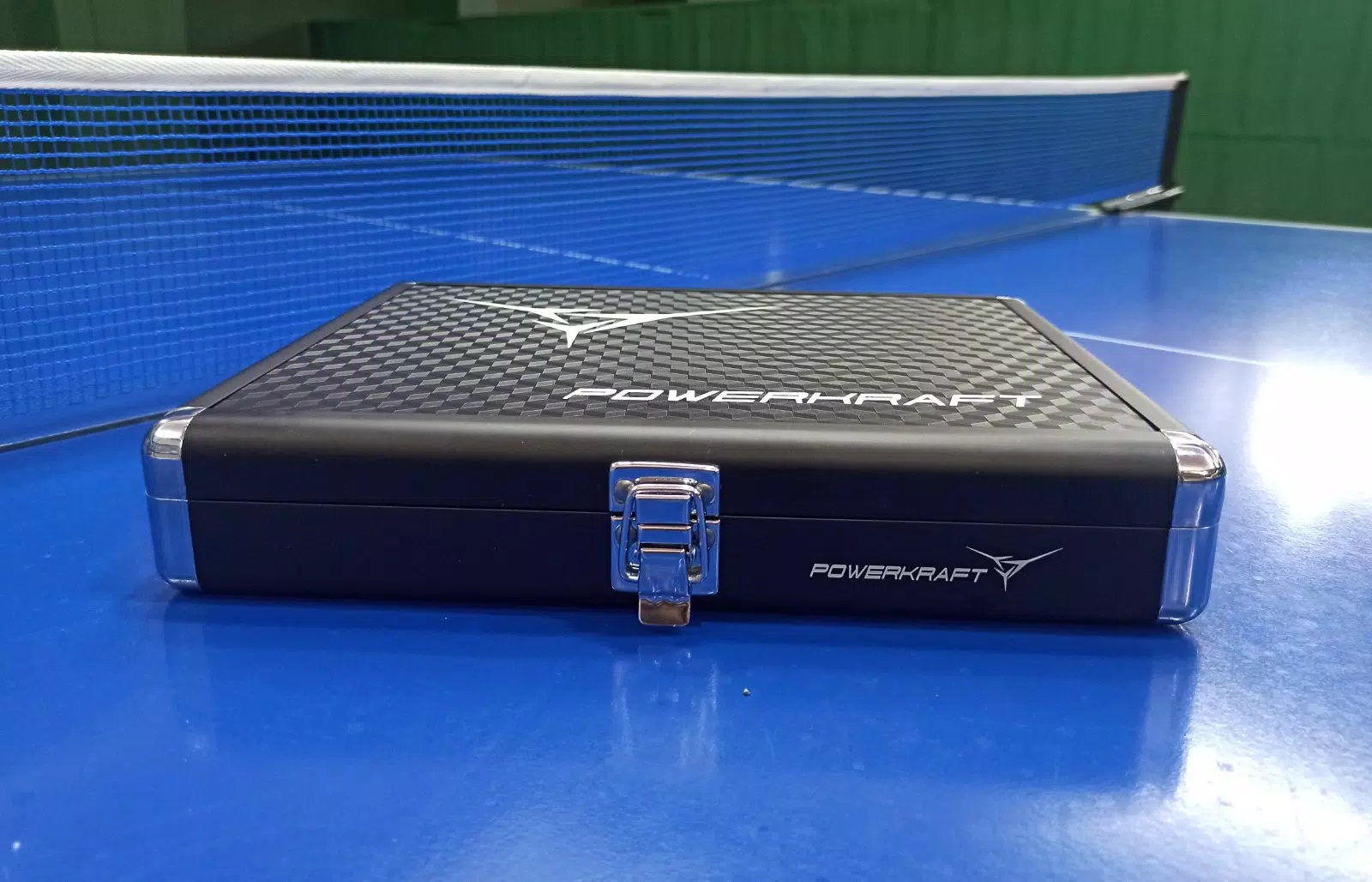 POWERKRAFT Table Tennis Aluminium Racket Case - Black - Image 5