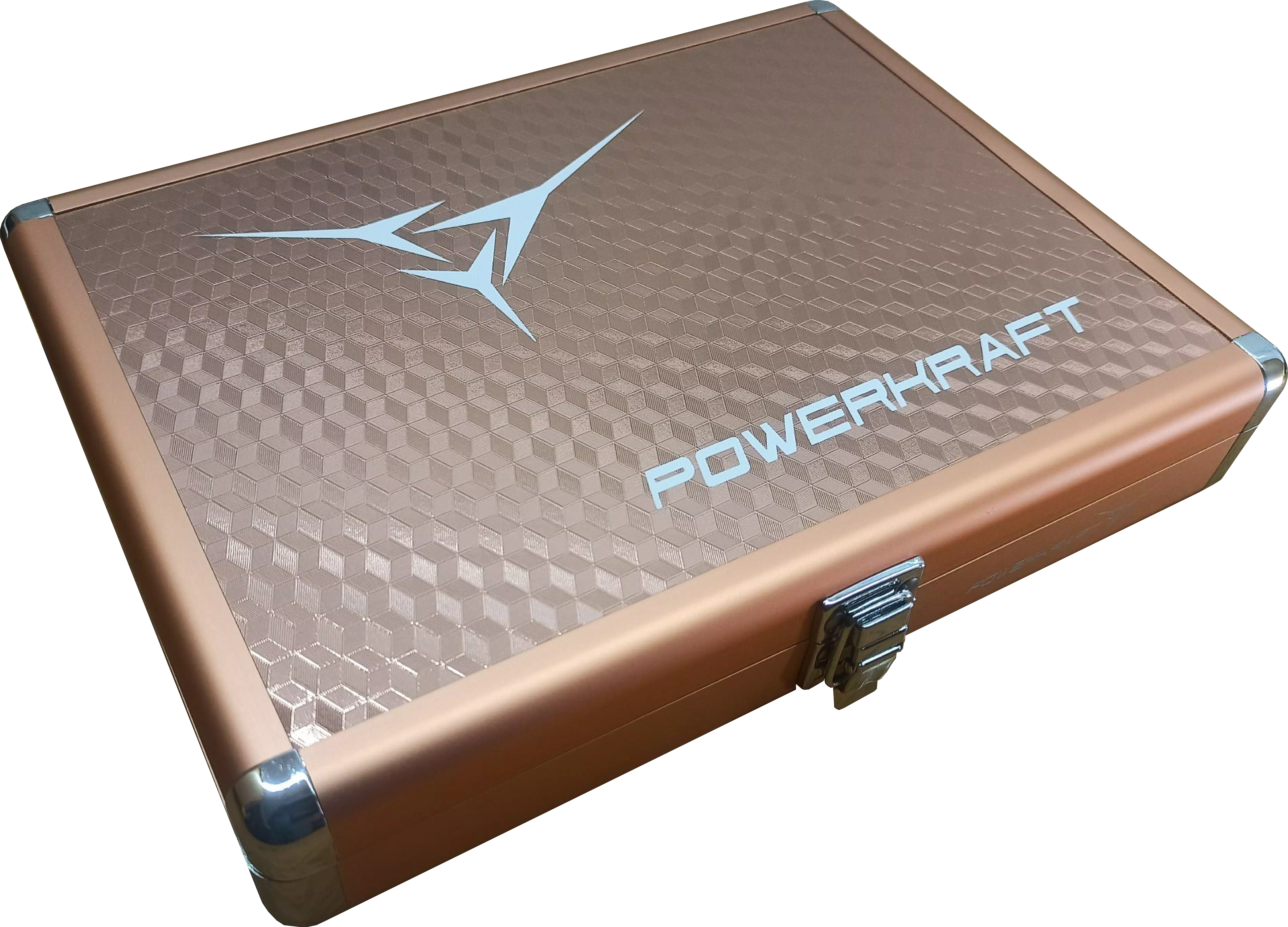 POWERKRAFT Table Tennis Aluminium Racket Case - Copper