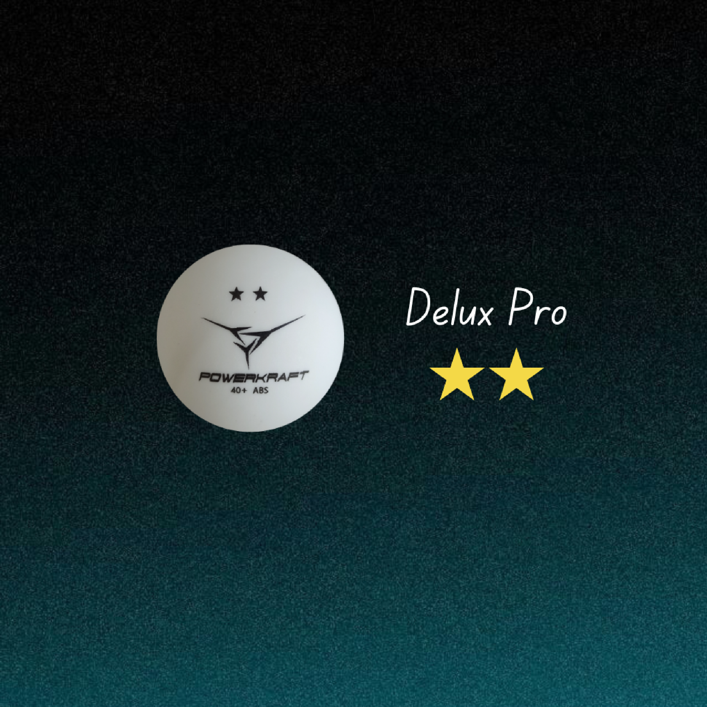 POWERKAFT Table Tennis Balls - 2 Star