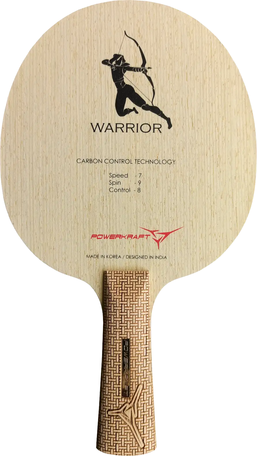 POWERKRAFT Table Tennis Racket Blade - Warrior - Image 3